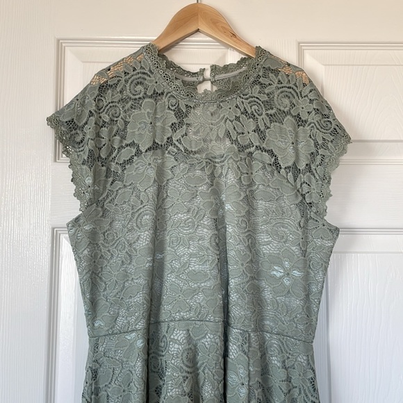 NWOT Joyfolia Esperanza Dress in Sea Glass - Picture 6 of 7